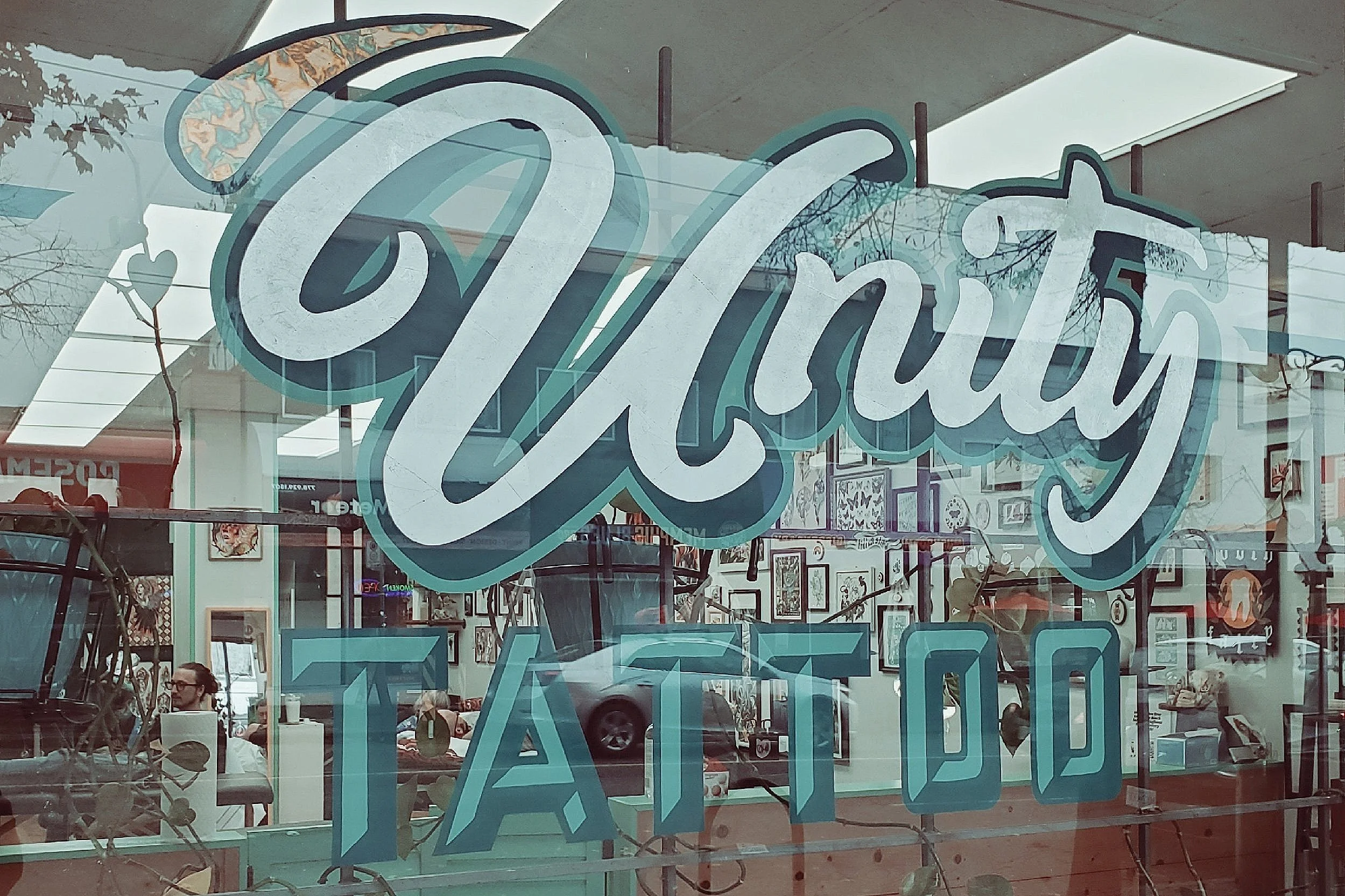 Unity Tattoo Shop Window Graphic Image